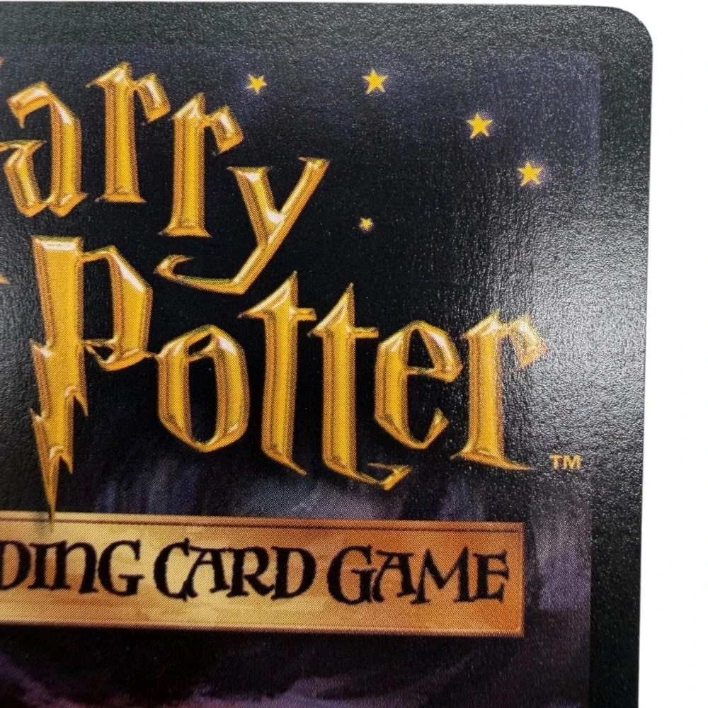 Harry Potter TCG Gold Cauldron 7/80 Quidditch Cup Rare Holofoil Card 2001 Vtg